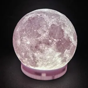 Lithophane Moon Globe